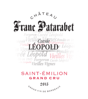 Chateau Franc Patarabet Saint Emilion Grand Cru Cuvee Leopold 2015