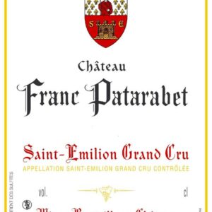 Etiquette Château Franc Patarabet