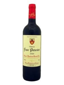 Bouteille du chateau Franc Patarabet saint-Emilion Grand-Cru