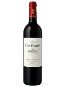 Millésime 2019 Bouteille du château Franc Patarabet Saint-Emilion Grand Cru cuvée Léopold