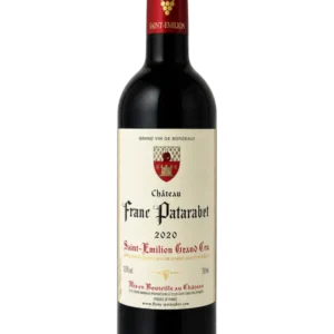 Millésime 2020 Bouteille du château Franc Patarabet Saint-Emilion Grand Cru