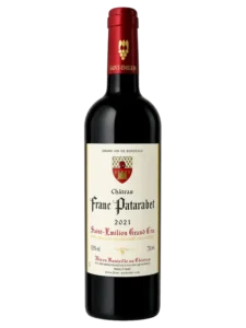 Millésime 2021 Bouteille du château Franc Patarabet Saint-Emilion Grand Cru