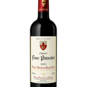 Millésime 2021 Bouteille du château Franc Patarabet Saint-Emilion Grand Cru