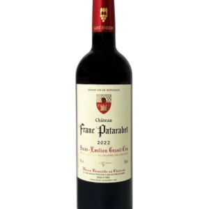Millésime 2022 Bouteille du chateau Franc Patarabet saint-Emilion Grand-Cru