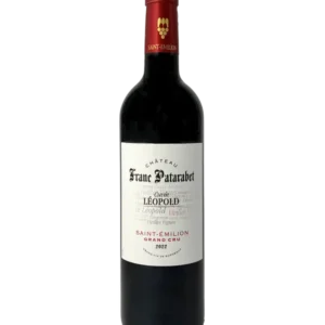 Millésime 2022 Bouteille du chateau Franc Patarabet saint-Emilion Grand-Cru cuvée Léopold