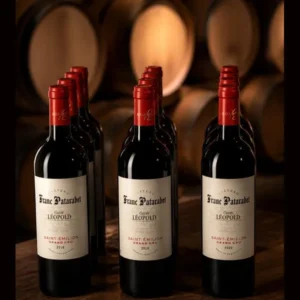 Notre offre verticale 2026 comprenant 4 bouteilles des 3 millésimes 2018, 2019 et 2020 du Château Franc Patarabet Cuvée Léopold.